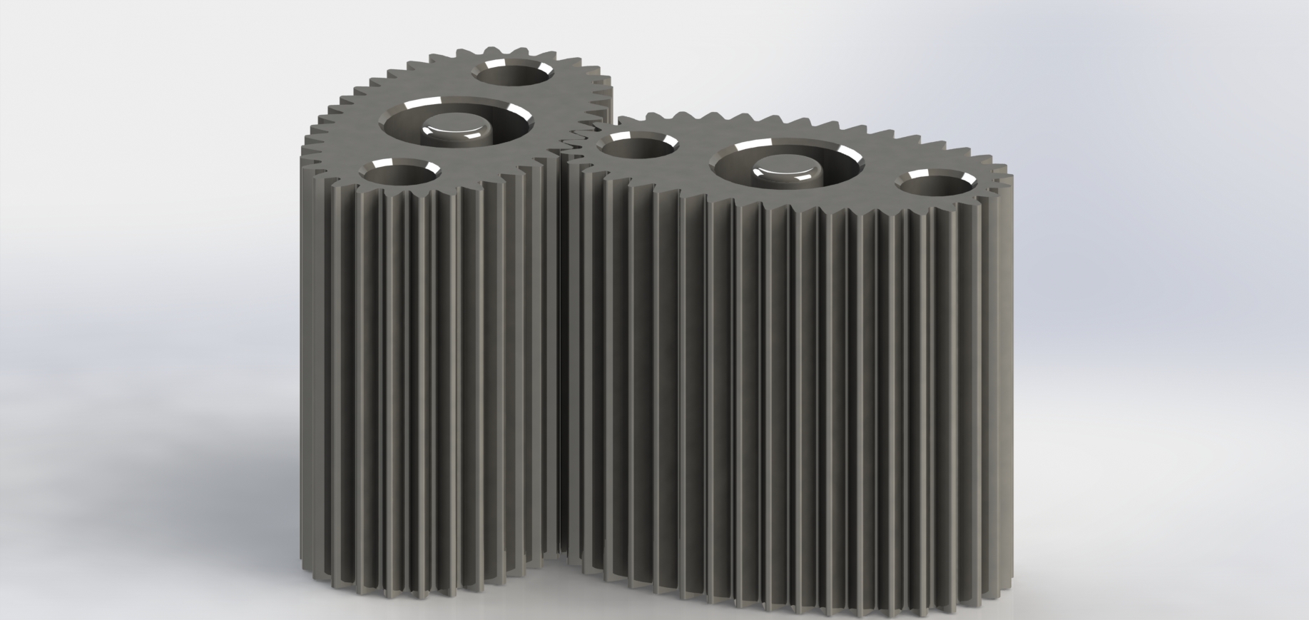 ترس بيضاوي من الفولاذ المقاوم للصدأ