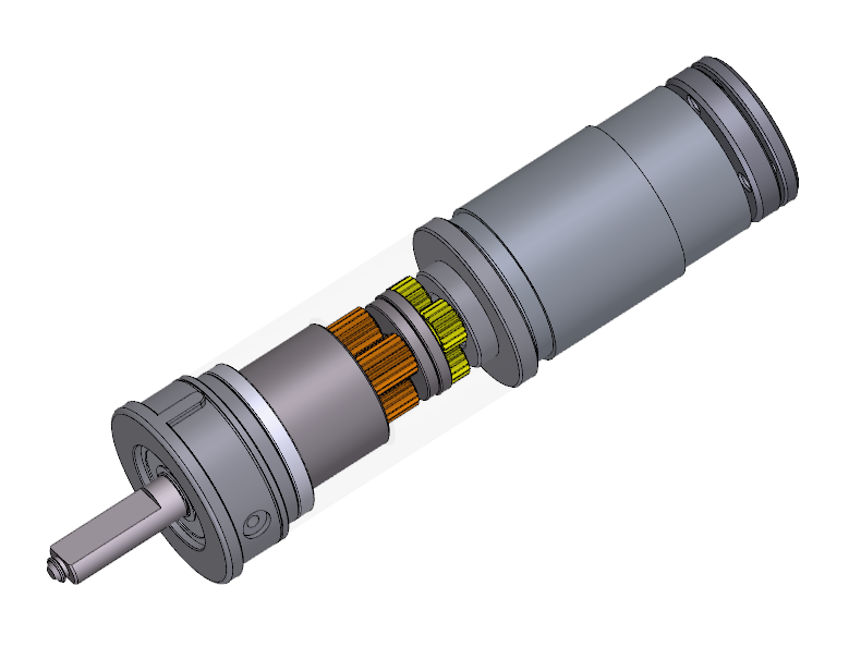 علبة التروس الاقتصادية الكوكبية ذات النسبة العالية على مرحلتين